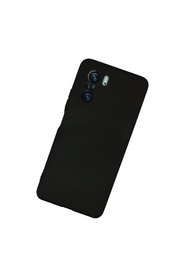 Evimdeyokyok Xiaomi Poco F3 Kılıf Nano İçi Kadife Silikon - Siyah