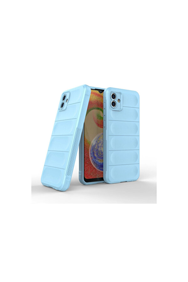 Evi̇mdeyokyok Samsung Galaxy A04 Kılıf Opti̇mum Si̇li̇kon - Sky Blue