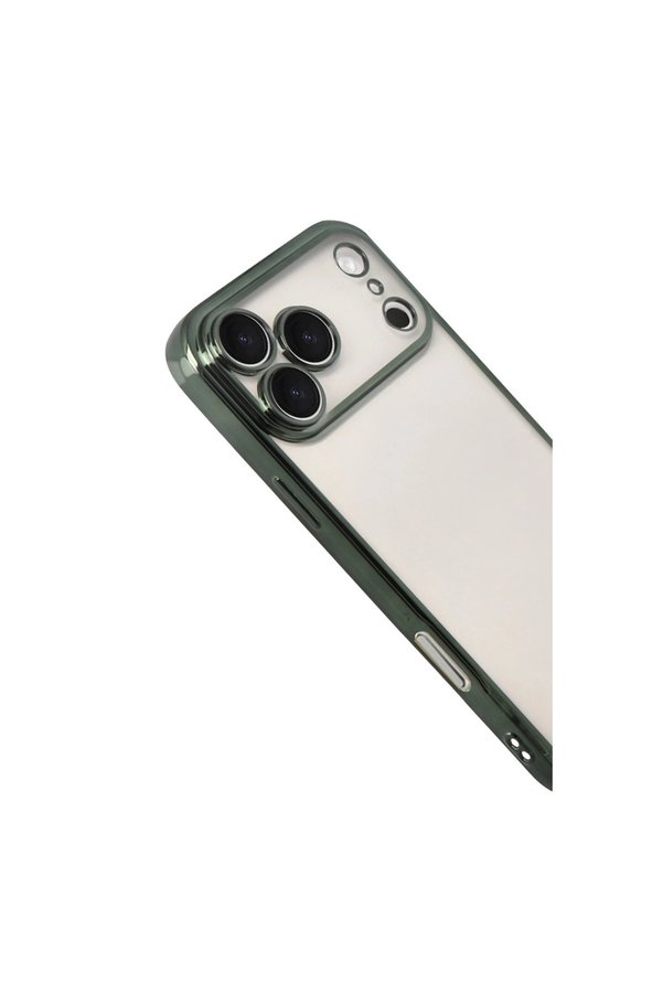 Evimdeyokyok Apple İphone 17 Pro Max Razer Lensli Silikon - Yeşil
