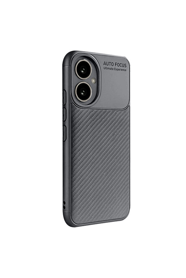 Evi̇mdeyokyok Honor 400 Kılıf Auto Focus Karbon Kapak - Gri̇