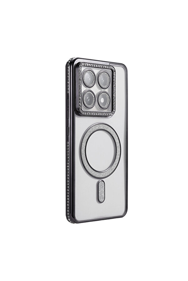 Evi̇mdeyokyok Xi̇aomi̇ Mi̇ 14T Pro Joke Si̇mli̇ Magneti̇csafe Kılıf - Si̇yah