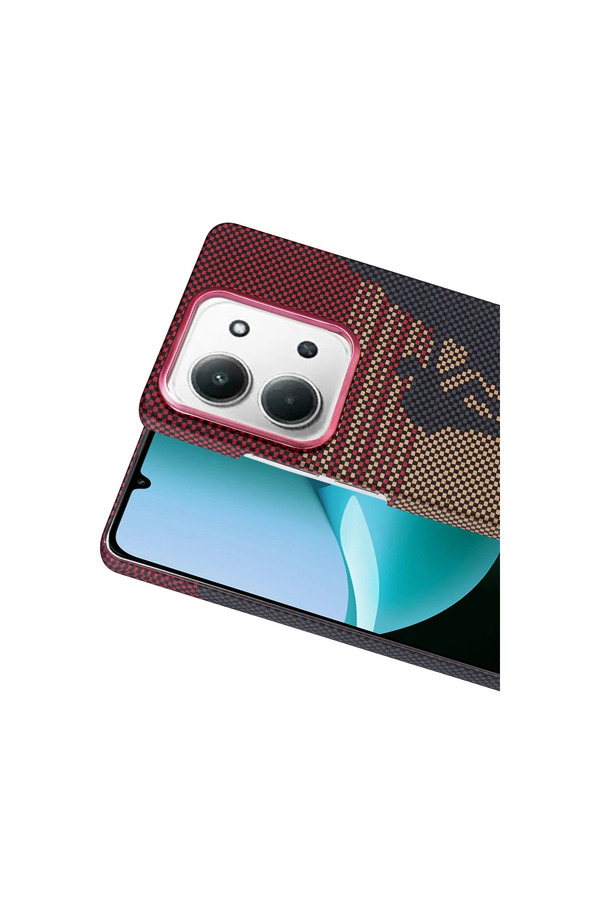 Evi̇mdeyokyok Xi̇aomi̇ Redmi̇ 15C 4G Vega Magsafe Kapak - Kırmızı