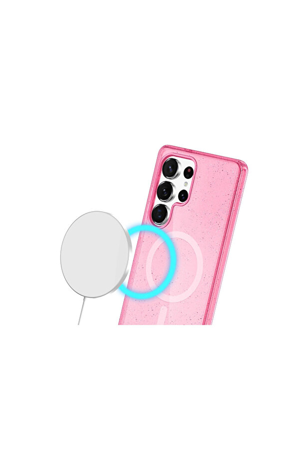 Evi̇mdeyokyok Joko Samsung Galaxy S23 Ultra Kılıf Magsafe Kapak - Pembe