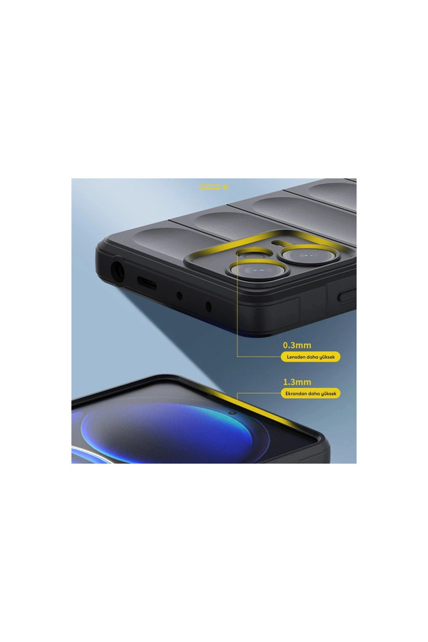 Evi̇mdeyokyok Xi̇aomi̇ Redmi̇ Note 12 4G Kılıf Opti̇mum Si̇li̇kon - Kırmızı
