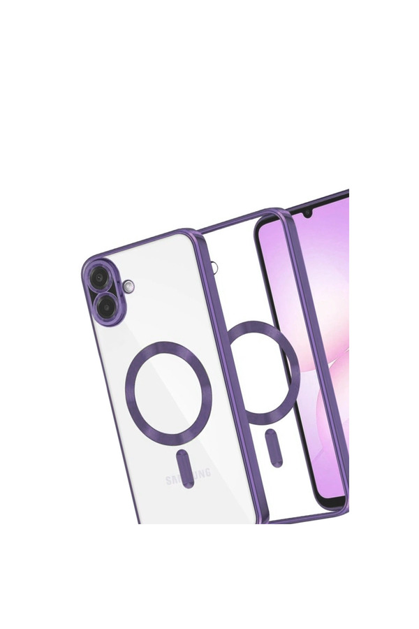 Evimdeyokyok Samsung Galaxy A07 4G Kross Magneticsafe Kapak - Mor