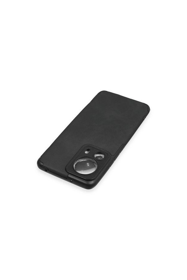 Evimdeyokyok Xiaomi Mi 13 Lite Kılıf Loop Deri Silikon - Siyah
