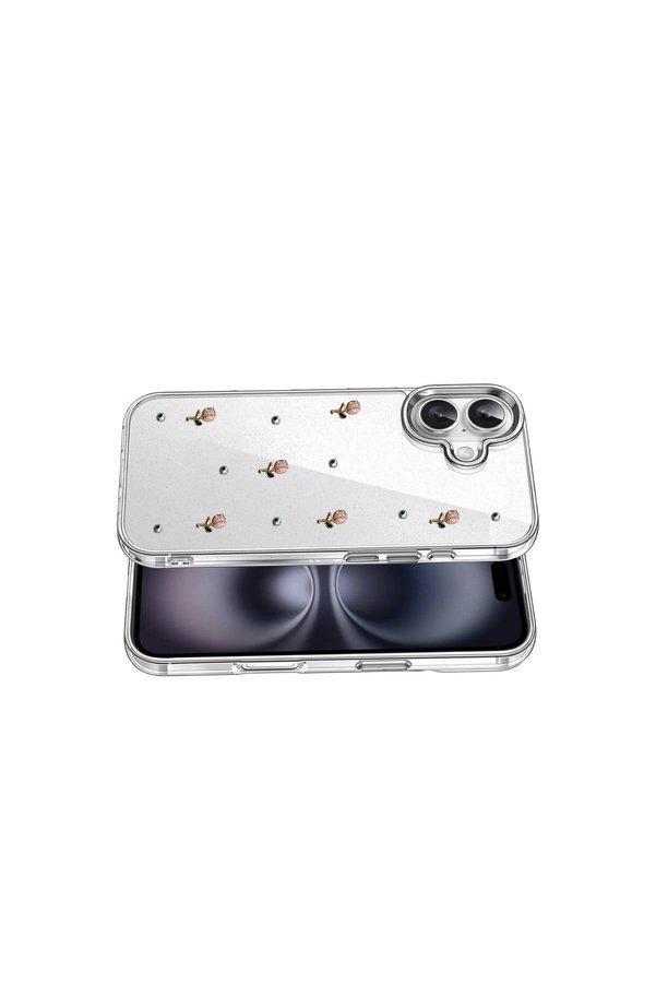 Evi̇mdeyokyok Apple İphone 17 Fi̇yonk Desenli̇ Kapak - Desen 6