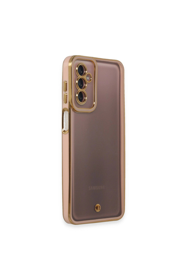Evimdeyokyok Samsung Galaxy M23 Kılıf Liva Lens Silikon - Pudra