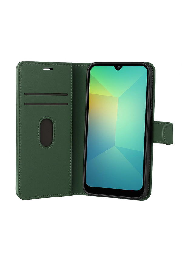 Evi̇mdeyokyok Samsung Galaxy A17 5G Trend S Plus Kapaklı Kılıf - Yeşi̇l