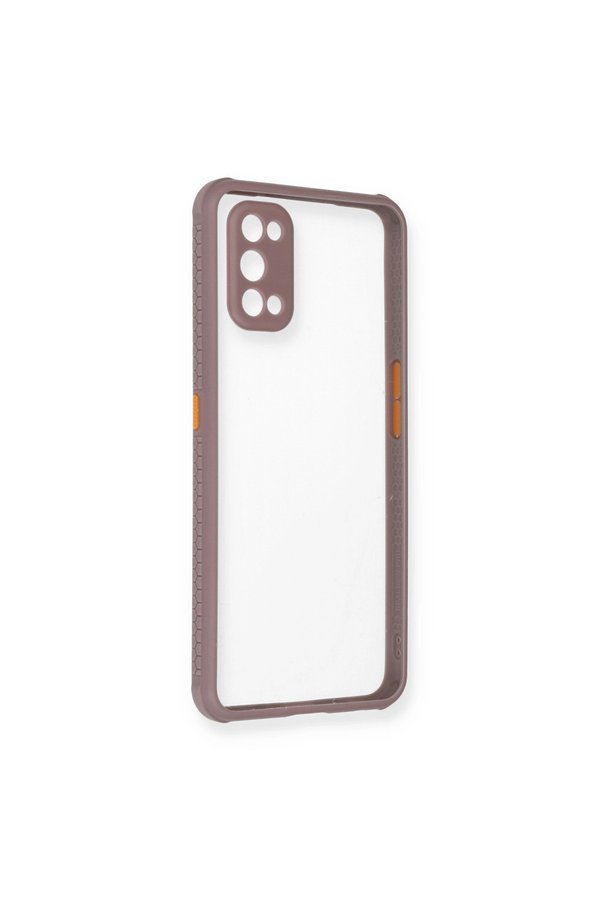 Evimdeyokyok Realme 7 Pro Kılıf Miami Şeffaf Silikon - Açık Mor