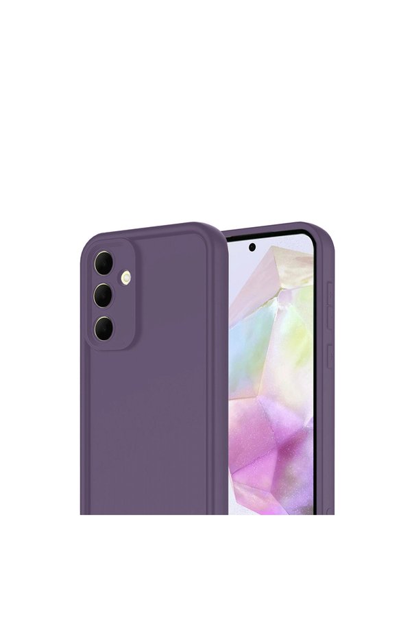 Evimdeyokyok Samsung Galaxy A16 5G Kılıf Viera Silikon - Mürdüm