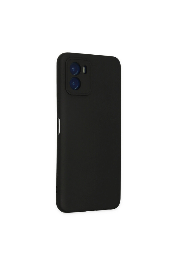 Evimdeyokyok Vivo Y15S Kılıf Nano İçi Kadife Silikon - Siyah
