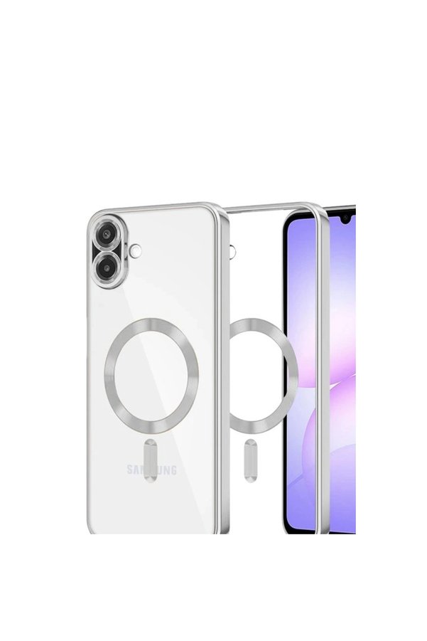 Evimdeyokyok Samsung Galaxy A07 4G Kross Magneticsafe Kapak - Gümüş