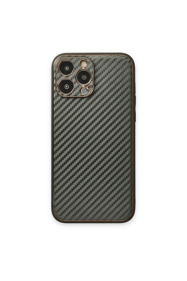Evimdeyokyok Apple İphone 13 Pro Kılıf Coco Karbon Silikon - Füme