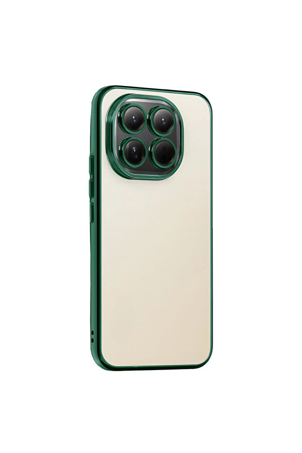 Evi̇mdeyokyok Xi̇aomi̇ Mi̇ 15 Razer Lensli̇ Si̇li̇kon - Yeşi̇l