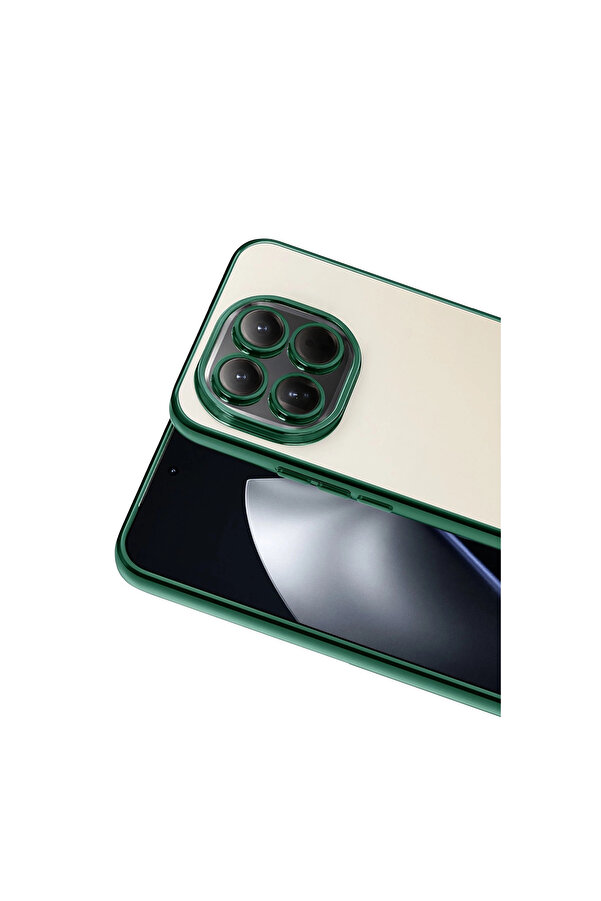 Evi̇mdeyokyok Xi̇aomi̇ Mi̇ 15 Razer Lensli̇ Si̇li̇kon - Yeşi̇l