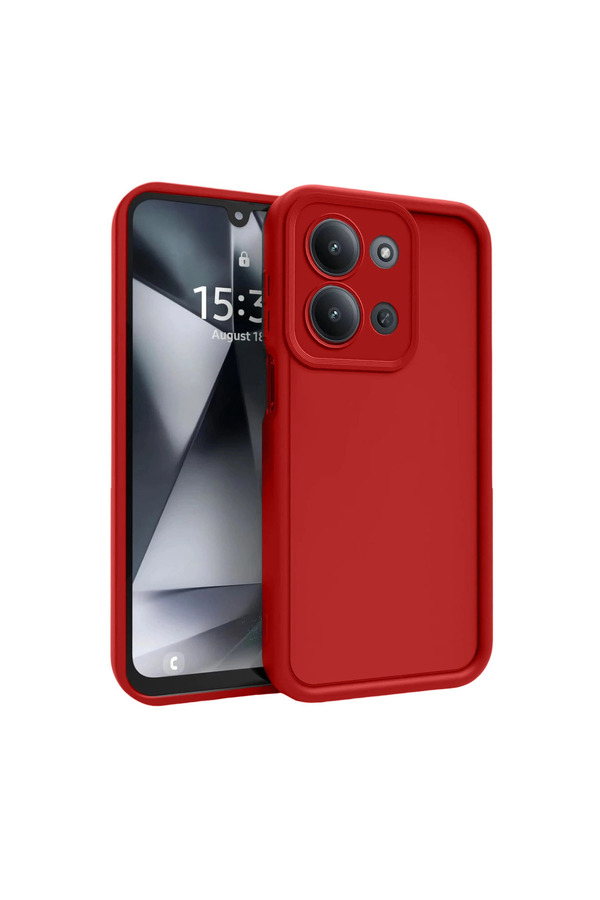 Evi̇mdeyokyok Xi̇aomi̇ Redmi̇ 15C 4G Vi̇era Si̇li̇kon - Kırmızı