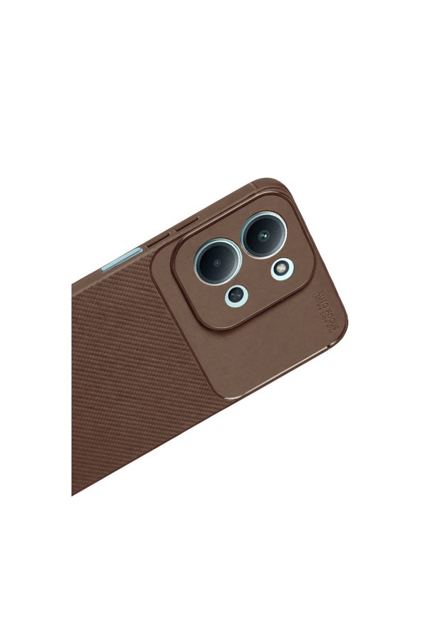 Evi̇mdeyokyok Xi̇aomi̇ Redmi̇ 15C 5G Auto Focus Karbon Kapak - Kahverengi̇