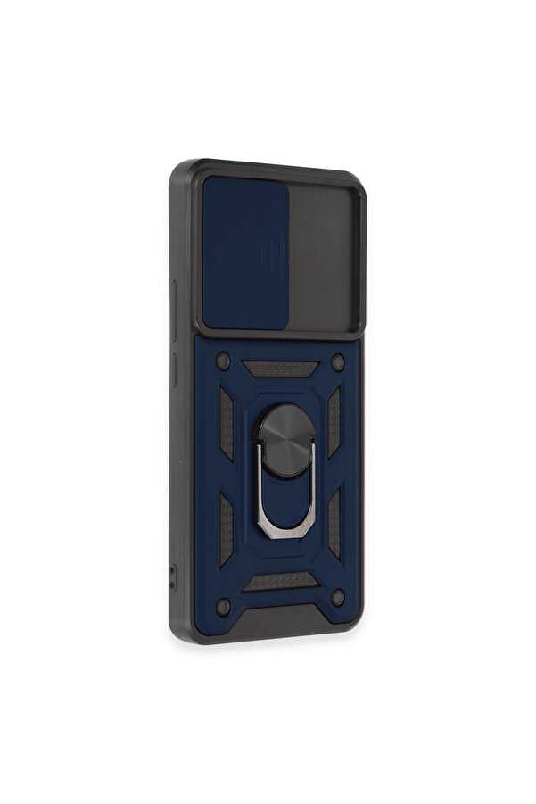 Evi̇mdeyokyok Xi̇aomi̇ Mi̇ 12T Pro Kılıf Pars Lens Yüzüklü Si̇li̇kon - Laci̇vert