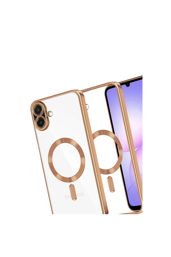 Evimdeyokyok Samsung Galaxy A07 4G Kross Magneticsafe Kapak - Çöl Titanyum
