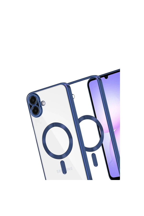 Evimdeyokyok Samsung Galaxy A07 4G Kross Magneticsafe Kapak - Lacivert