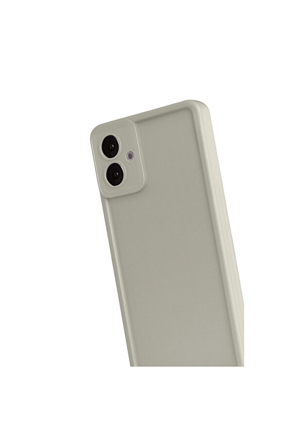 Evi̇mdeyokyok Samsung Galaxy A07 4G Vi̇era Si̇li̇kon - Krem