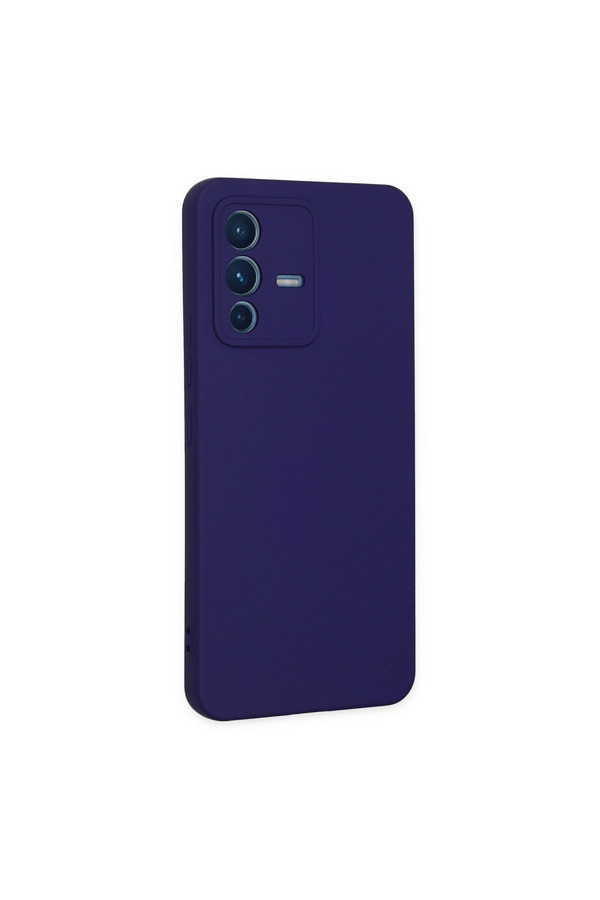 Evimdeyokyok Vivo V23 5G Kılıf Nano İçi Kadife Silikon - Mor