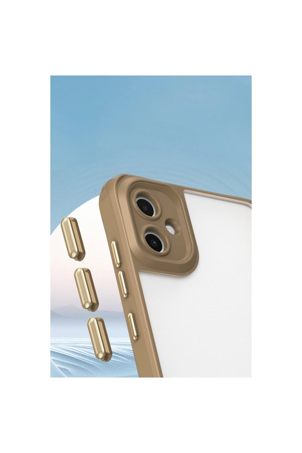 Evi̇mdeyokyok Samsung Galaxy A06 Kılıf Penta Si̇li̇kon Kılıf - Çöl Ti̇tanyum