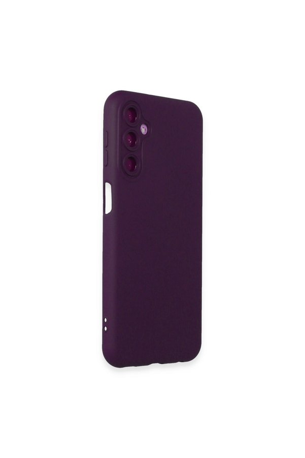 Evi̇mdeyokyok Samsung Galaxy M34 5G Kılıf Nano İçi̇ Kadi̇fe Si̇li̇kon - Mor