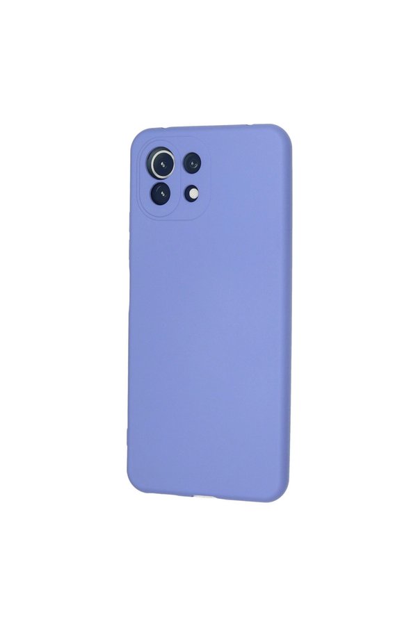 Evimdeyokyok Xiaomi Mi 11 Lite Kılıf Nano İçi Kadife Silikon - Lila