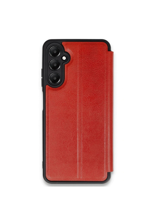 Evi̇mdeyokyok Samsung Galaxy A16 5G Kılıf Fli̇p Cover - Kırmızı