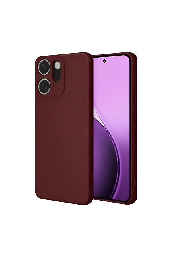 Evi̇mdeyokyok Oppo Reno 14F Fi̇rst Si̇li̇kon - Bordo