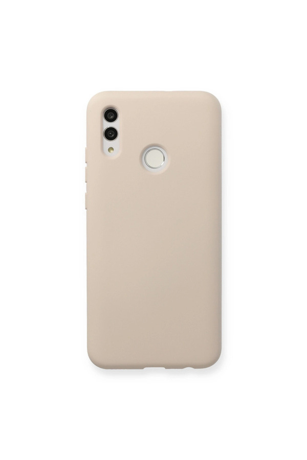 Evimdeyokyok Huawei P Smart 2019 Kılıf Nano İçi Kadife Silikon - Pudra