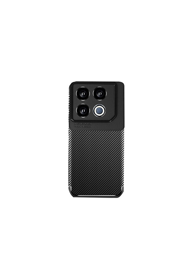 Evi̇mdeyokyok İnfi̇ni̇x Gt 20 Pro Kılıf Auto Focus Karbon Kapak - Si̇yah