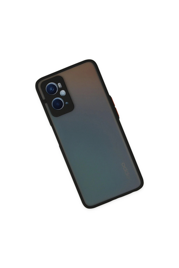 Evimdeyokyok Oppo A96 Kılıf Montreal Silikon Kapak - Siyah