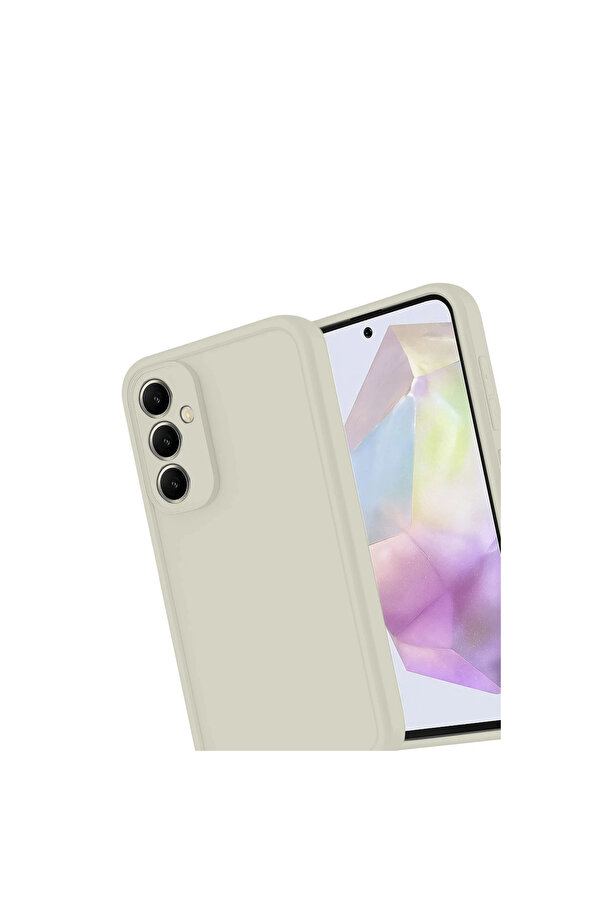 Evi̇mdeyokyok Samsung Galaxy A17 5G Vi̇era Si̇li̇kon - Krem