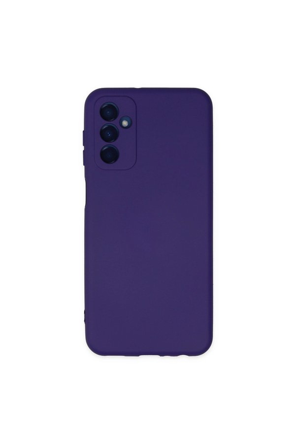 Evimdeyokyok Samsung Galaxy M23 Kılıf Nano İçi Kadife Silikon - Mor