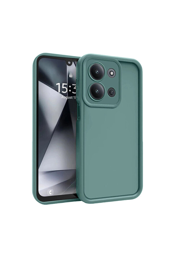 Evi̇mdeyokyok Xi̇aomi̇ Redmi̇ 15C 4G Vi̇era Si̇li̇kon - Koyu Yeşi̇l