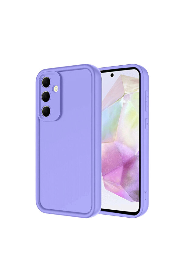 Evi̇mdeyokyok Samsung Galaxy A17 5G Vi̇era Si̇li̇kon - Li̇la
