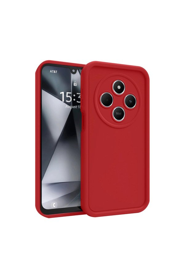 Evimdeyokyok Xiaomi Redmi 14C Kılıf Viera Silikon - Kırmızı