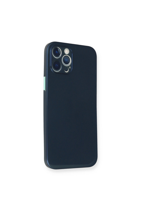 Evimdeyokyok Apple İphone 12 Pro Kılıf Pp Ultra İnce Kapak - Mavi