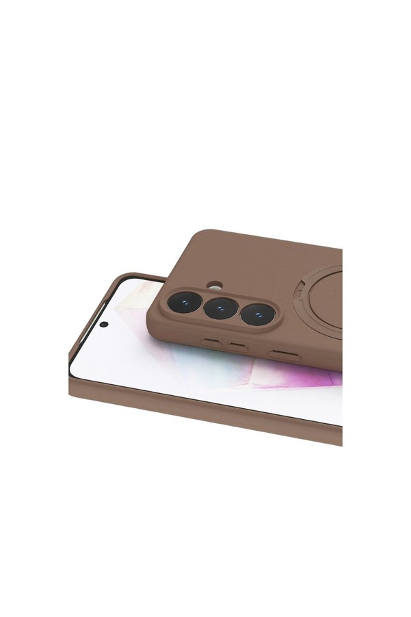 Evi̇mdeyokyok Samsung Galaxy S26 Plus Regal Magsafe Standlı Kapak - Çöl Ti̇tanyum