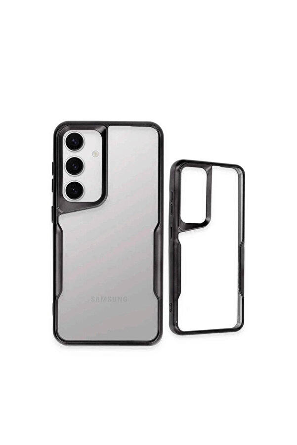 Evi̇mdeyokyok Samsung Galaxy S25 Kılıf Boyi̇ Si̇li̇kon Kapak - Si̇yah
