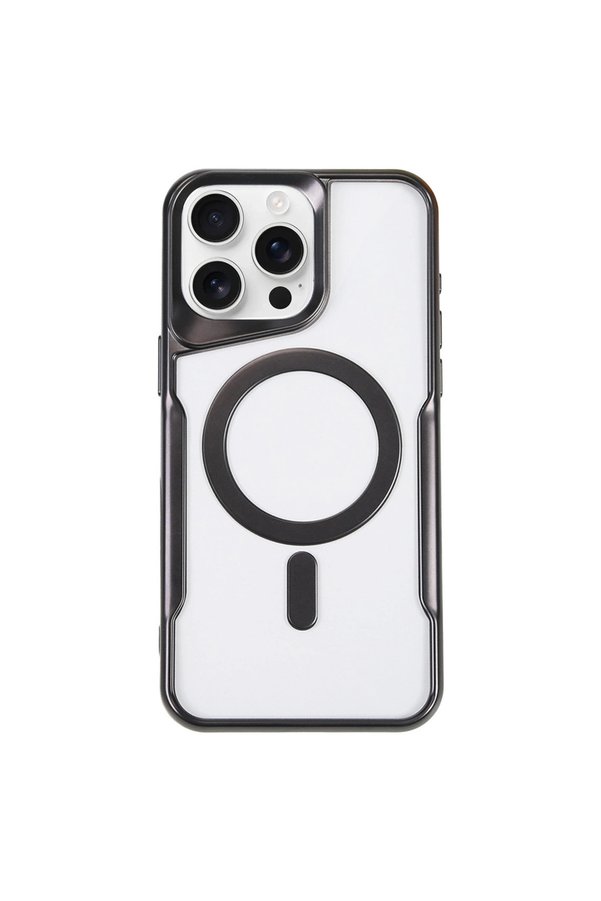 Evimdeyokyok Apple İphone 16 Pro Max Kılıf Boyi Magsafe Silikon Kapak - Siyah