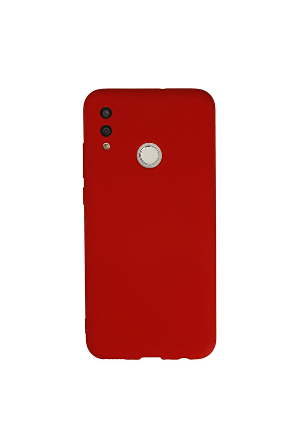 Evi̇mdeyokyok Huawei̇ P Smart 2019 Kılıf Nano İçi̇ Kadi̇fe Si̇li̇kon - Kırmızı