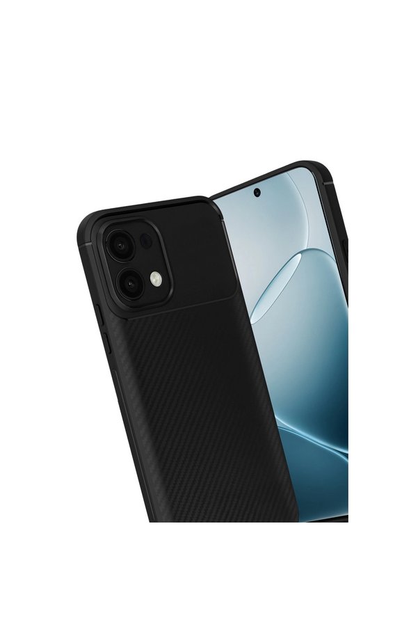 Evi̇mdeyokyok Oppo A6 Pro 4G Auto Focus Karbon Kapak - Si̇yah