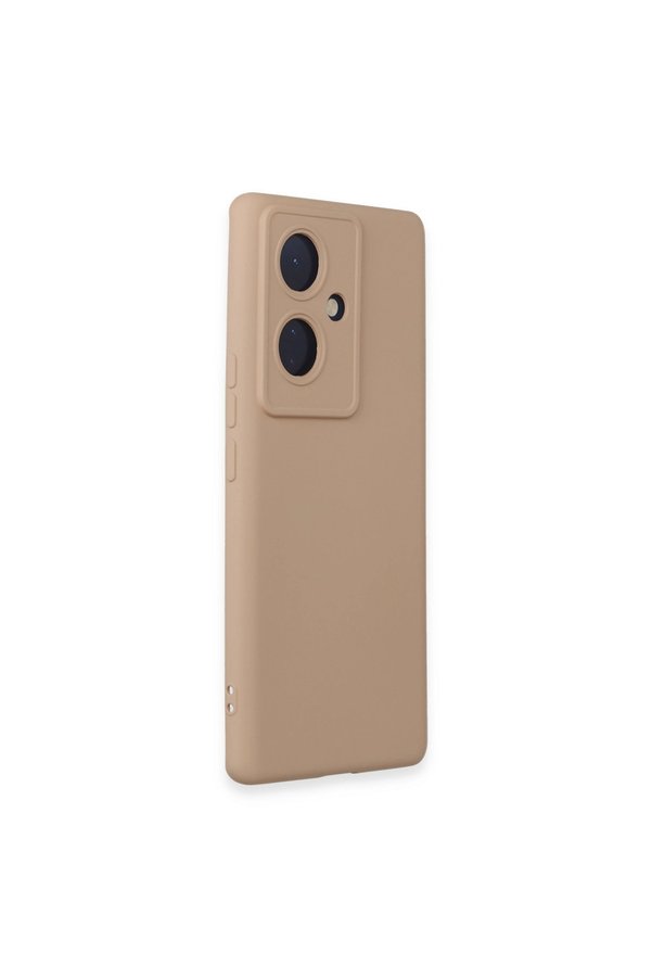 Evimdeyokyok Vivo V29 Lite Kılıf Nano İçi Kadife Silikon - Pudra