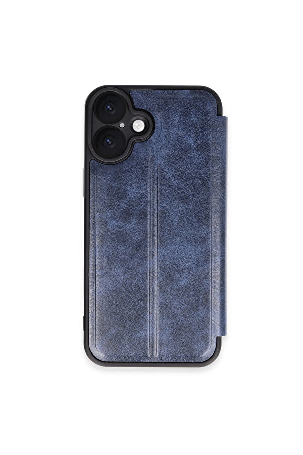 Evi̇mdeyokyok Apple İphone 16 Plus Kılıf Fli̇p Cover - Laci̇vert