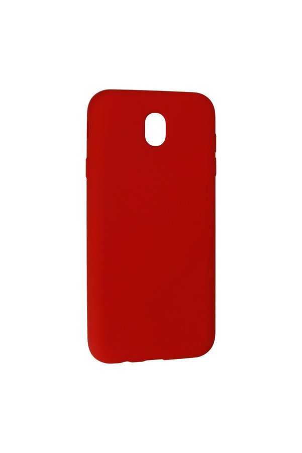 Evi̇mdeyokyok Samsung Galaxy J7 Pro / J730 Kılıf Nano İçi̇ Kadi̇fe Si̇li̇kon - Kırmızı
