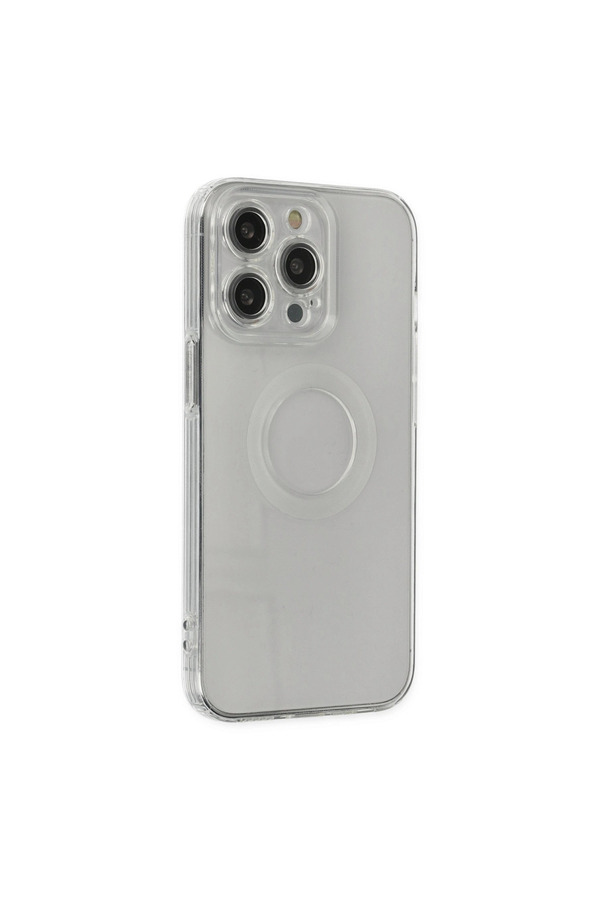 Evi̇mdeyokyok Apple İphone 13 Pro Kılıf Santa Lens Si̇li̇kon - Şeffaf
